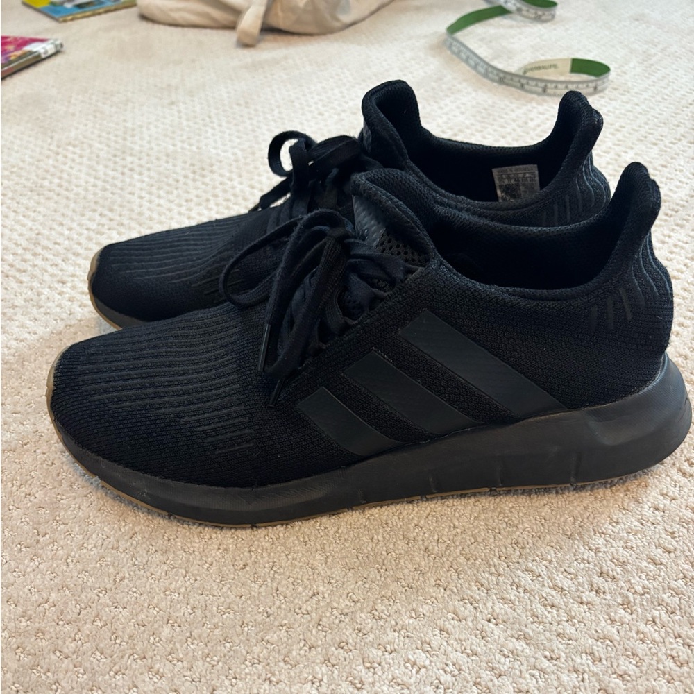 Adidas Triple Black Running Shoes